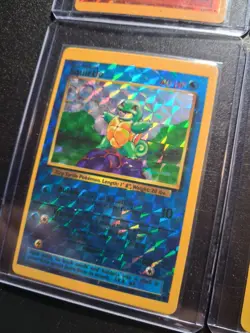 Vintage Pokemon Vending Machine Sticker Card Holo 4 Card Lot TCG Base Set Prism - Image 5