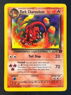 Dark Charmeleon 32/82 - Team Rocket - WOTC Pokemon Card Near Mint - - Image 1