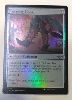 Lavaspur Boots Outlaws of Thunder Junction Foil - MTG - Image 1