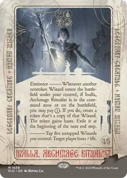 Inalla, Archmage Ritualist Secret Lair Drop Regular pack fresh edh staple mint - Image 1