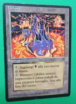 Magic the Gathering MTG FBB ITALIAN Legends URBORG U MP 1994 Nice! - Image 2