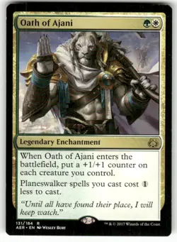 Oath of Ajani 131 Rare Aether Revolt Magic: The Gathering Near Mint - Image 1