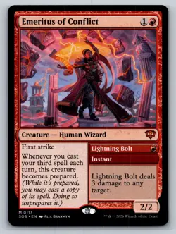 Emeritus of Conflict Secrets of Strixhaven Regular - Image 1
