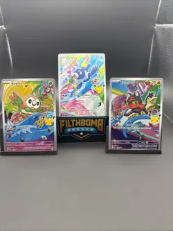 Pokemon TCG First Partner Illustration Collection Alola: Rowlet, Litten, Popplio - Image 1