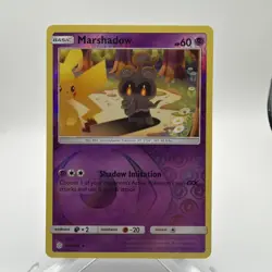 Pokemon Cosmic Eclipse Marshadow 103/236 Reverse Holo Rare NM-M - Image 1