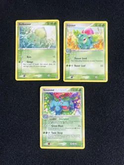 Vintage Pokemon Card Collection Kanto Set Bulbasaur Ivysaur Venusaur Wotc - Image 1