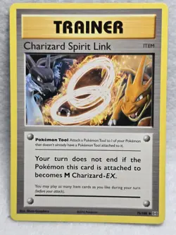 Charizard Spirit Link 75/108 Uncommon Evolutions Pokemon NM - Image 1