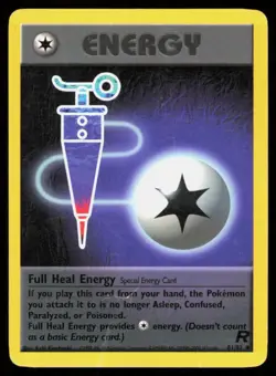 FULL HEAL ENERGY 81/82 VINTAGE UNCOMMON TEAM ROCKET POKEMON - Image 1