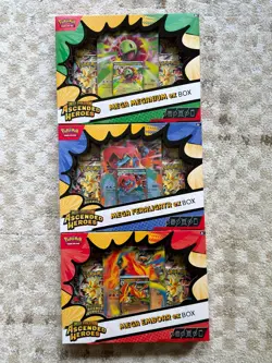 Pokemon TCG: Ascended Heroes EX Box 3-Pack (Costco Exclusive Bundle) ✅NEW✅ - Image 1