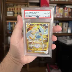 2022 Pokemon SWSH Silver Tempest Secret #211 FA Lugia VSTAR PSA 10 GEM MINT - Image 1
