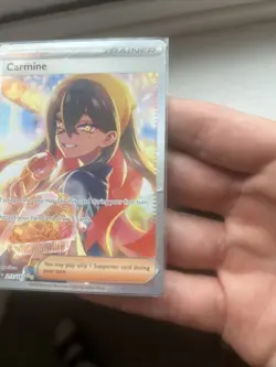 Pokemon Carmine 217/167 Full Art Holo Trainer Supporter Sv06 Twilight Masquerade - Image 2