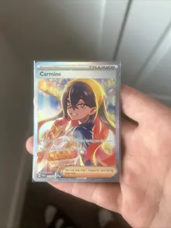 Pokemon Carmine 217/167 Full Art Holo Trainer Supporter Sv06 Twilight Masquerade - Image 5
