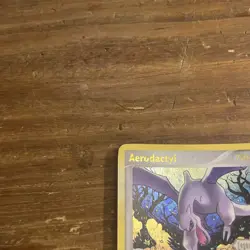 Pokemon TCG Aerodactyl Holo Rare Reverse Holo 1/92 Legend Maker 70 HP Eng - Image 3