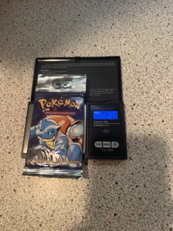 Pokemon Base Set Booster Pack Unlimited Blastoise Art WOTC TCG Vintage Sealed - Image 3
