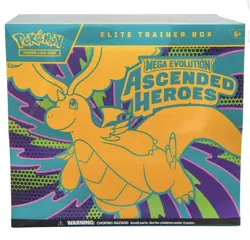 Pokemon TCG Elite Trainer Box Mega Evolution—Ascended Heroes Promo English 6+ - Image 1