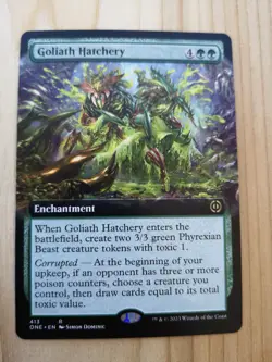 Goliath Hatchery - Extended Art - Phyrexia: All Will Be One - NM - EN - 413 - Image 1