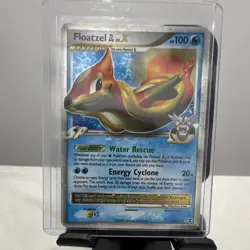 Pokemon TCG Floatzel GL Lv.X 104/111 Rising Rivals Holo Ultra Rare HP 100 Eng - Image 1