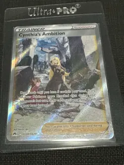 Cynthia's Ambition GG60/GG70 Crown Zenith: Galarian Gallery Holo Pokemon TCG - Image 1