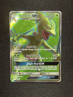 Sceptile GX 196/214 Rare Ultra Lost Thunder Pokemon LP - Image 1