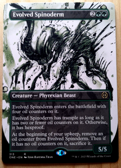Evolved Spinoderm - Borderless - Phyrexia: All Will Be One - 313 - Image 1