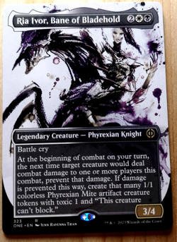 Ria Ivor, Bane Of Bladehold - Borderless - Phyrexia: All Will Be One - NM - 332 - Image 1