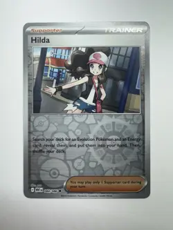 Pokemon Hilda 084/086 Sv: White Flare Reverse Holo Trainer Yuu PokeBall Pattern - Image 1
