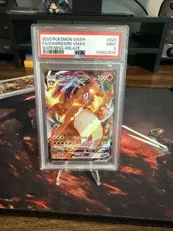 Pokemon TCG Charizard VMAX Darkness Ablaze 020/189 Psa 9 - Image 1