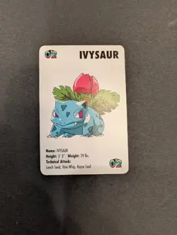 Vintage 1998 KFC Pokemon Ivysaur Card (Ungraded) - Image 1