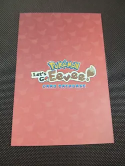 Pokemon Let's Go Eevee Database Set Peru Vaporeon Gem Cracked Ice US Seller - Image 2
