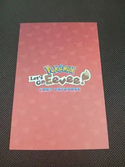 Pokemon Let's Go Eevee Database Set Peru Eevee & Leafeon Cracked Ice US Seller - Image 2