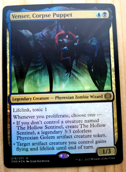 Venser, Corpse Puppet - Foil - Phyrexia: All Will Be One - NM - EN - 201 - Image 1