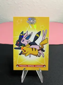 Pikachu Espeon & Umbreon Cracked Ice Holo - Pokemon Let’s Go Eevee Database - Image 1