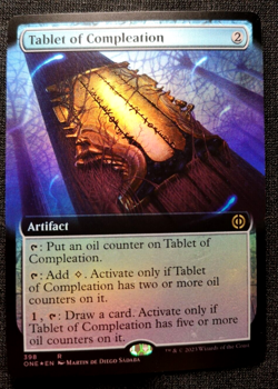 Tablet Of Compleation - Extended - Foil - Phyrexia: All Will Be One - EN - 398 - Image 1