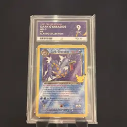 Dark Gyarados Holo Celebrations 2021 #8 ACE 9 MINT pokemon Card - Image 1