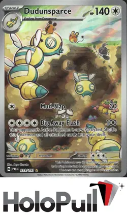 Pokemon TCG SV02: Paldea Evolved Dudunsparce #229/193 - Image 1