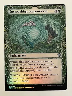 Encroaching Dragonstorm Showcase Tarkir: Dragonstorm Foil MTG NM - Image 1