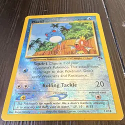Pokemon TCG Marill 11/18 Southern Islands Promo Reverse Holo English - Image 2