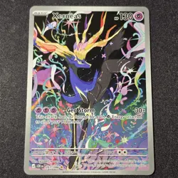 Pokemon TCG- Xerneas - 091/086 - ME04: Chaos Rising (CRI) Illustration Rare NM - Image 1