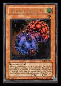 SOD-EN005 Ultimate Insect Lv 1 - Unlimited - LP/MP - Ultimate Rare UTR - Image 1