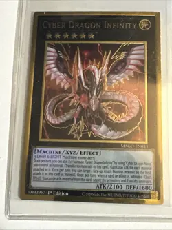 Cyber Dragon Infinity - MAGO-EN033 - Premium Gold Rare 1st Ed Yugioh - Image 1