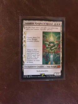 MTG Summon: Knights of Round 0036 Final Fantasy Mythic Rare FRESH PULL MINT - Image 1