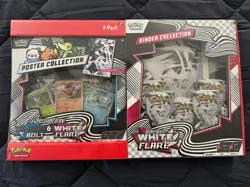 White Flare Binder & Black Bolt/White Flare Poster Collection (Sam’s Club) - Image 1