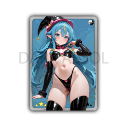Magician Beautiful Waifu Card - Goddess Custom Full Art - Fan Card | Trainer - Image 1