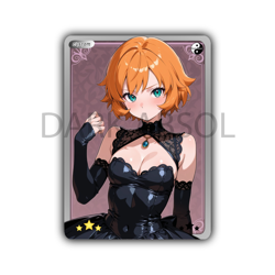 Custom Anime Trading Card Waifu Art TCG | Goddess Full Art Card | Trainer | - Image 1