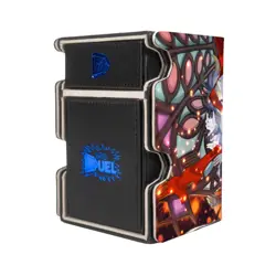 Blazing Cartesia Deck Box - Holds 100 Double Sleeved Cards & Dice Tray - Image 3