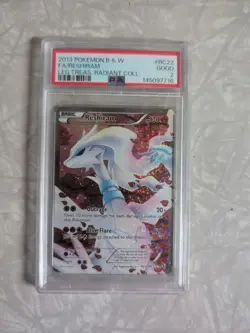 2013 Reshiram Black And White Radiant Collection #RC22 PSA 2 - Image 3