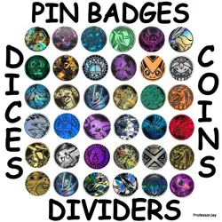 Pokemon Card CENTER TOYS | PIN BADGES | DICES | DECK SLEEVES | COINS | DIVIDERS+ - Image 1