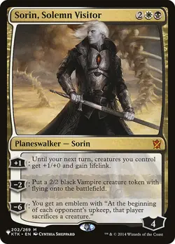 Sorin, Solemn Visitor [The List] Near Mint - Image 1