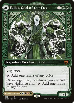 MTG Magic the Gathering Esika, God of the Tree (314/553) Kaldheim LP - Image 1