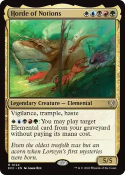 1x Horde of Notions - Commander: Lorwyn Eclipsed - NM - MTG - Image 1